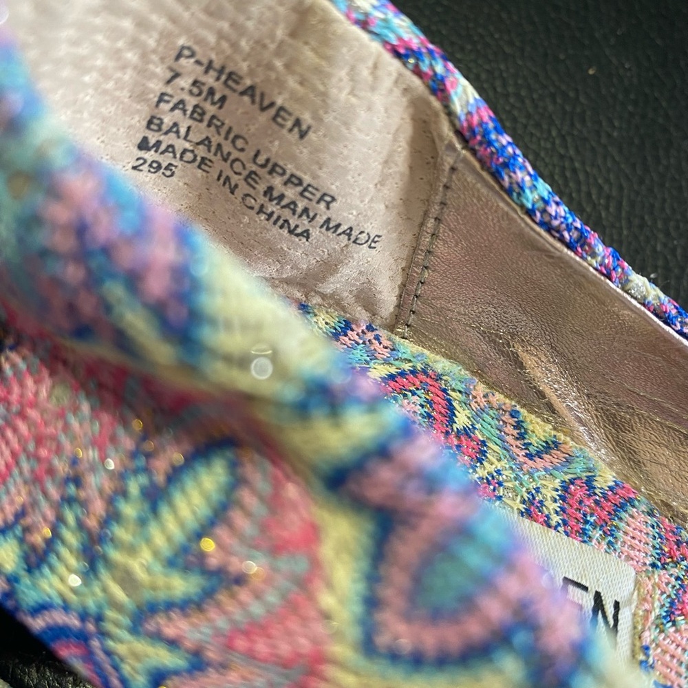 Steve Madden Women's Multicolor Flats Size 7.5M - Picture 12 of 13